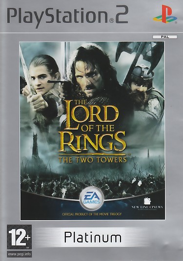 LOTR Two Towers PLAT PS2