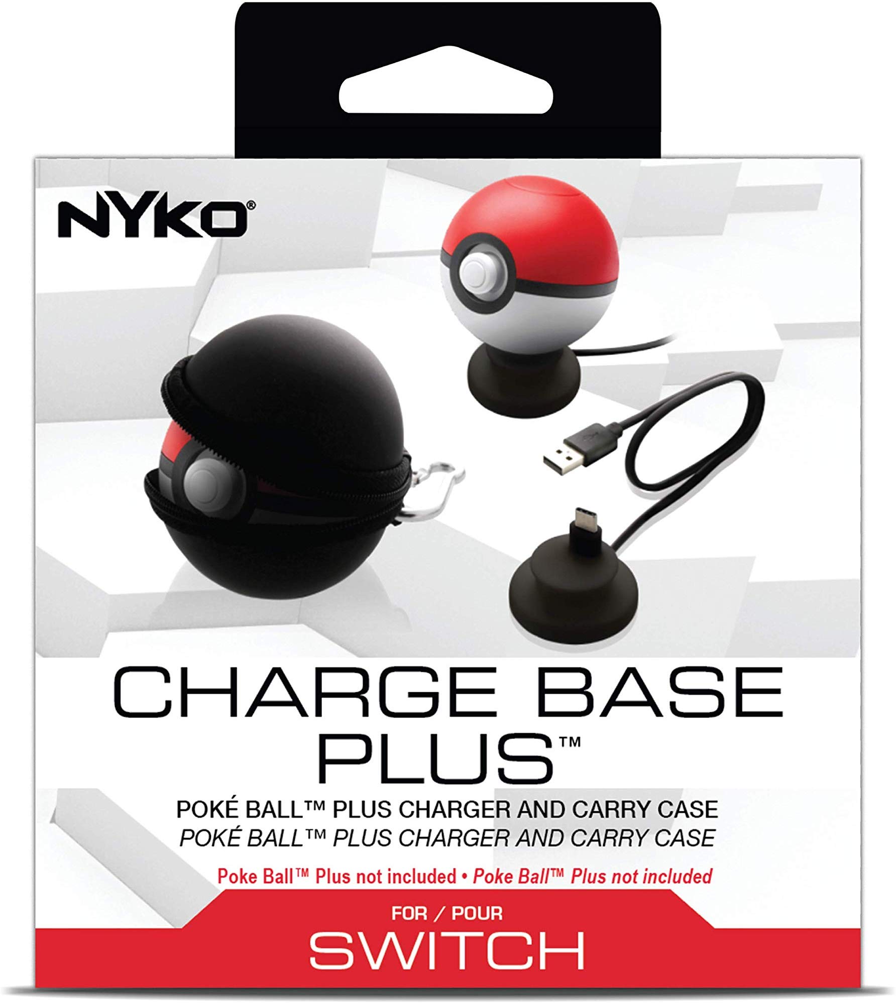 Nyko Charge Base Plus Poke Ball NS