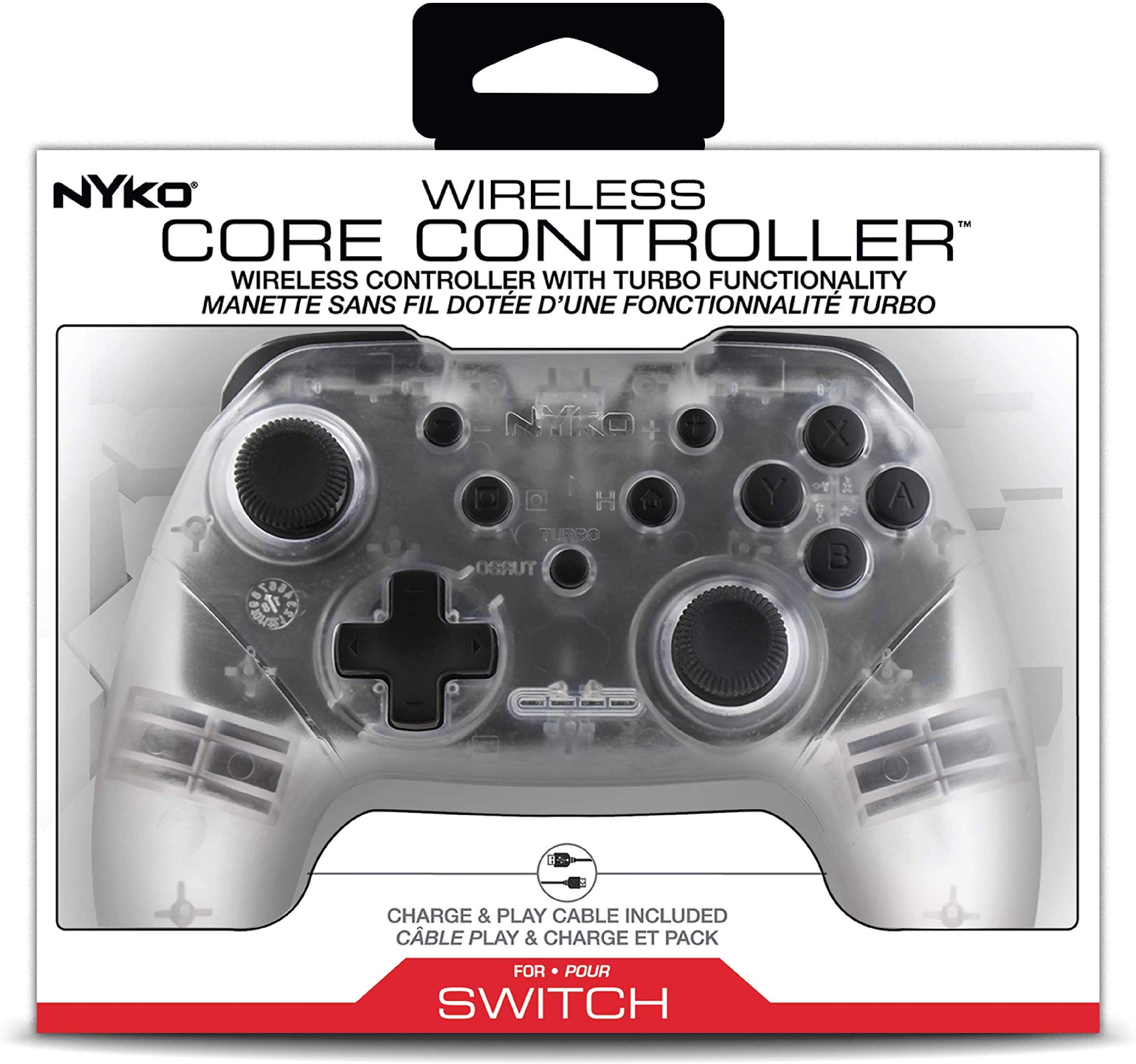 Nyko Wireless Core Controller Clear