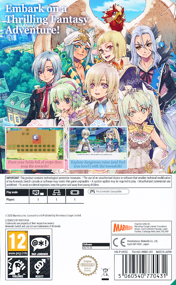 Rune Factory 4 Special NS
