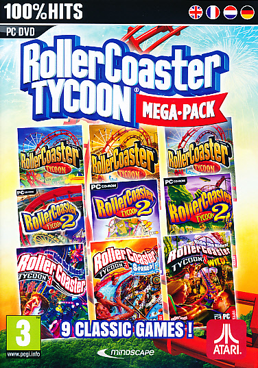 RollerCoaster Tycoon 9 Megapack PC