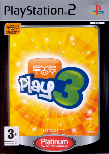 Eyetoy Play 3 Solus PLAT PS2