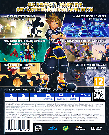Kingdom Hearts HD 1.5/2.5 Remix PS4