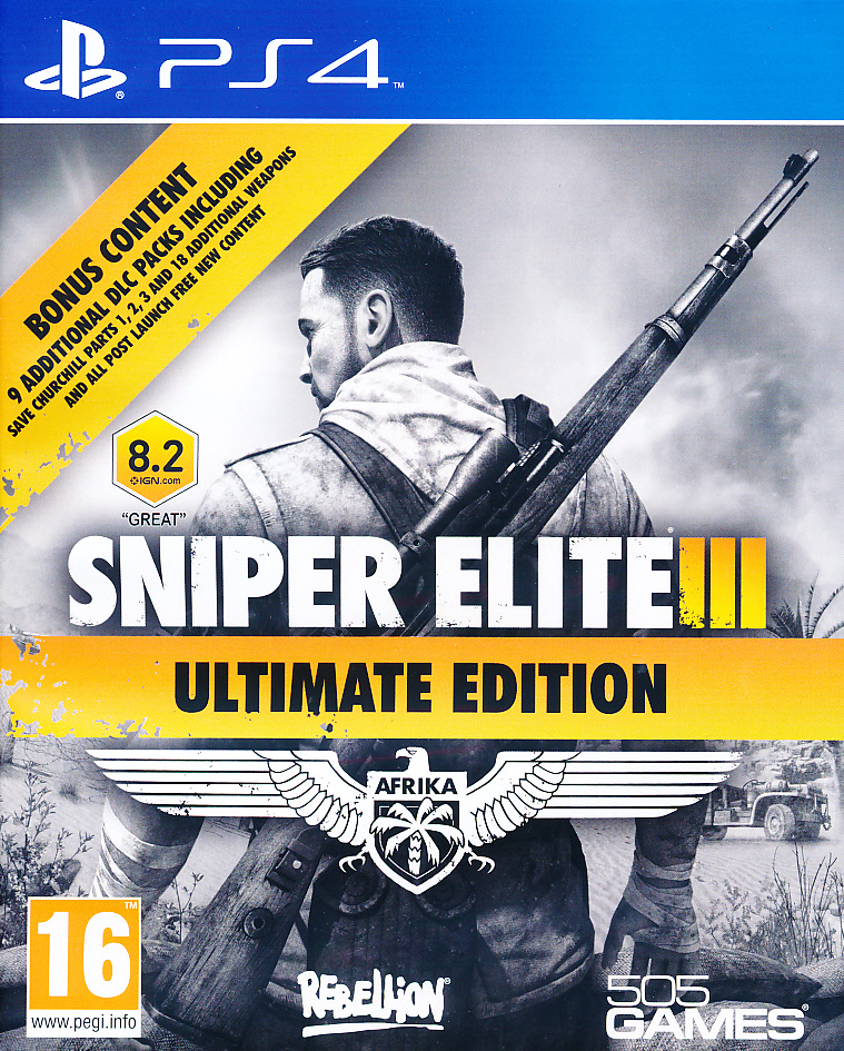 Sniper Elite 3 Ultimate Ed. PS4
