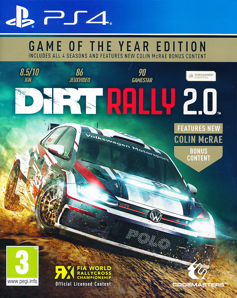 Dirt Rally 2.0 GOTY PS4