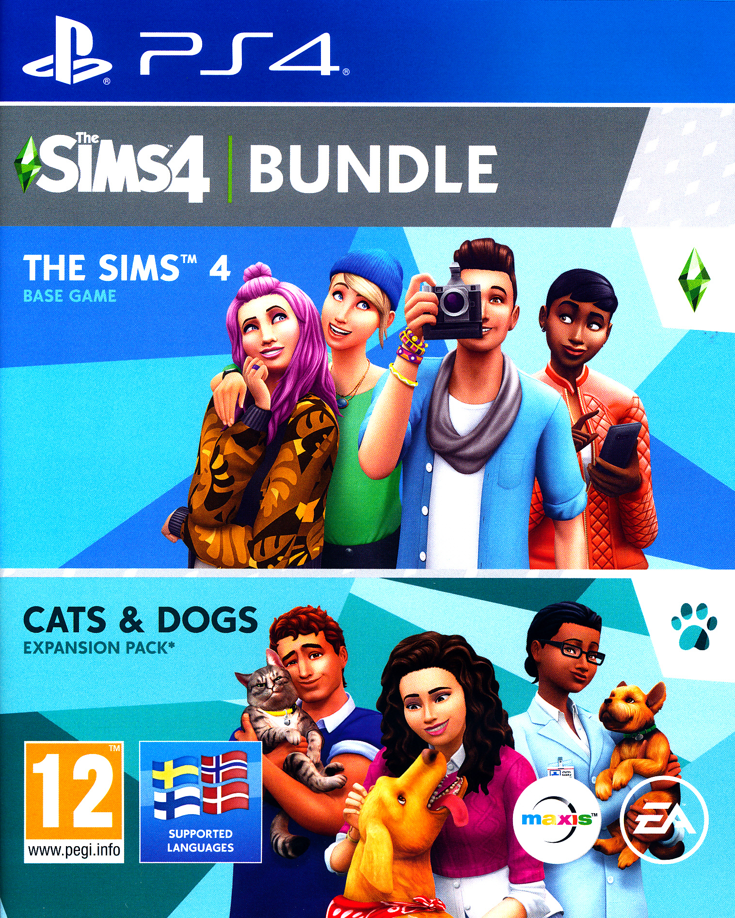 The Sims 4 + Cats & Dogs Bundle PS4