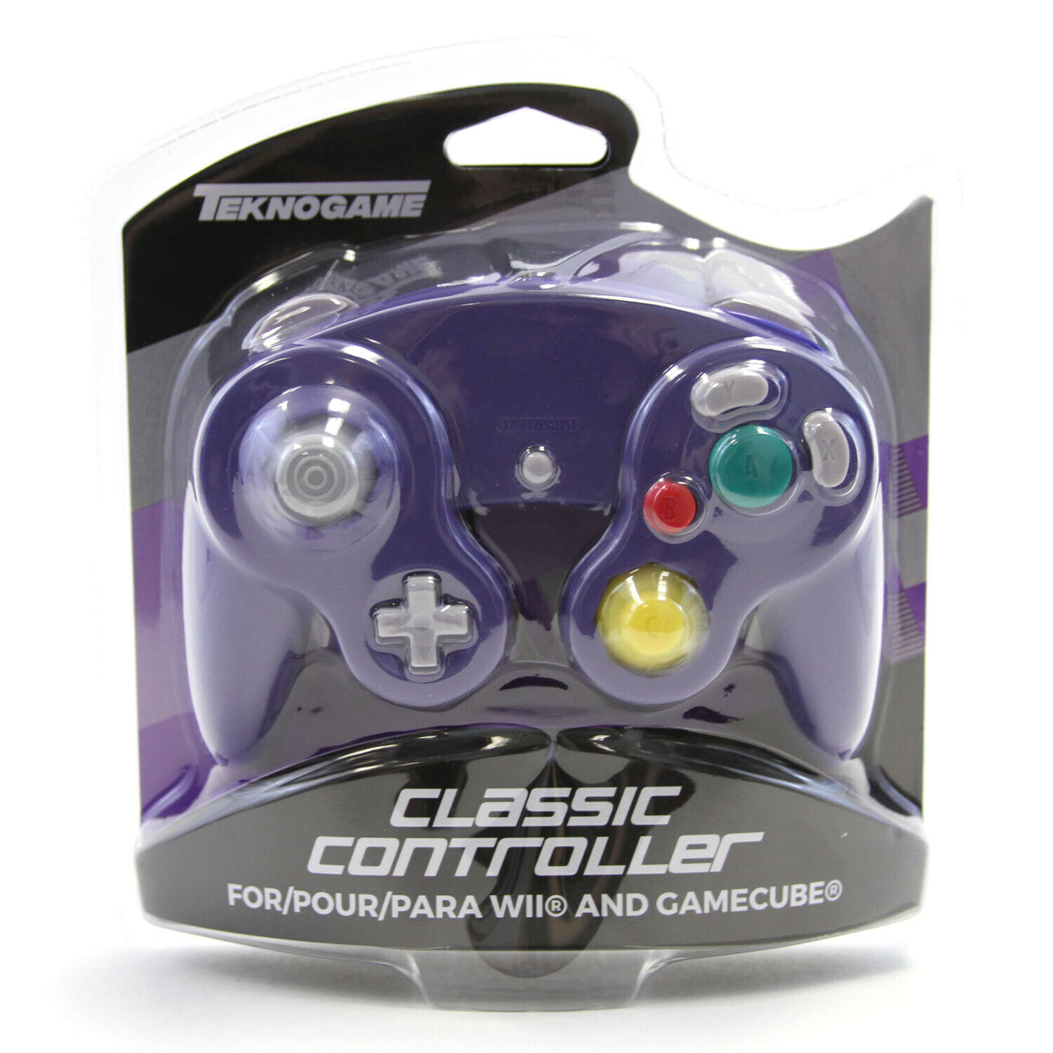 Teknogame Gamecube Controller Purpl