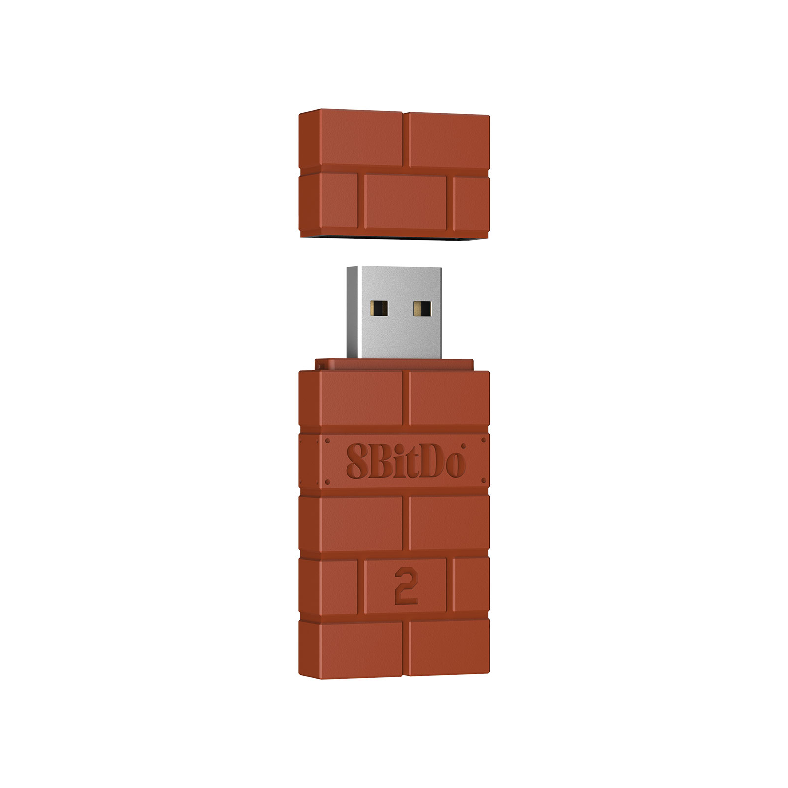 8BitDo USB Wireless Adapter 2 Brown